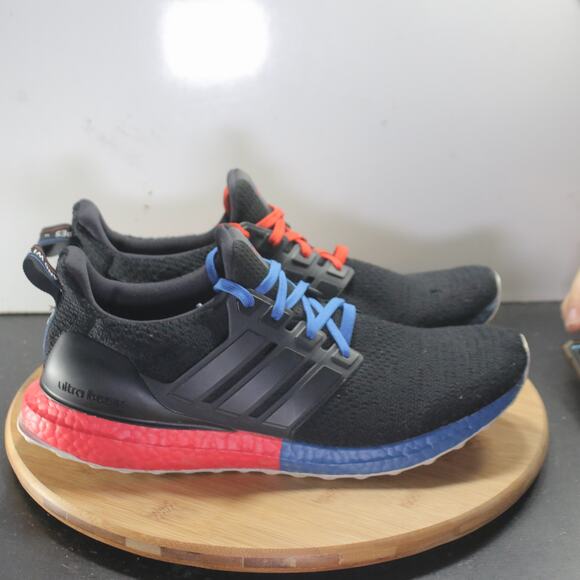 adidas | Shoes | Mens Adidas Ultraboost Low Sz 5 008034 Black Red Blue ...